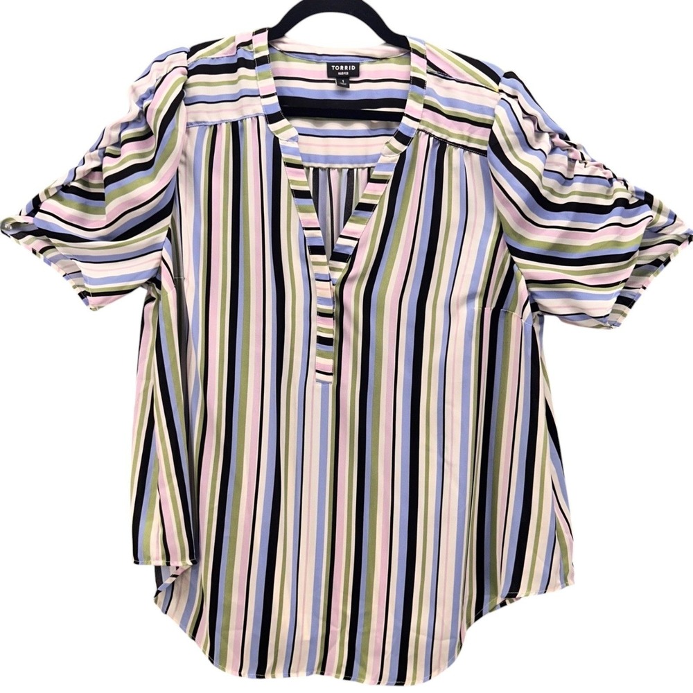 Torrid Harper Popover Blouse 1X